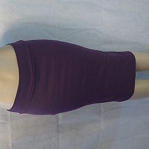 Azules print midi NWT skirt size small eggplant